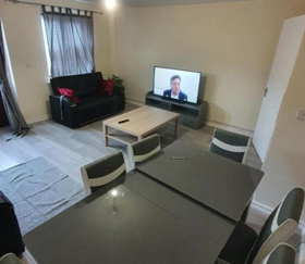 shared living room in Sky Housing supported house